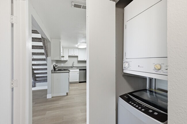 Simplify your routine with a washer and dryer inside your home. - Avens Point