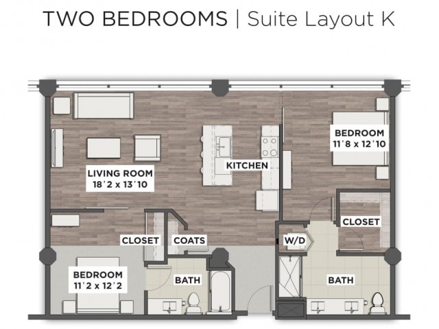 Suite Layout K - K Loft