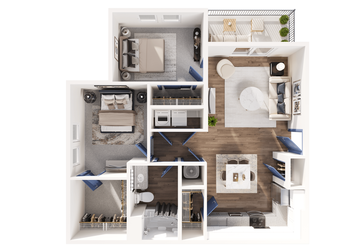 Floor Plan - B1, Liberty