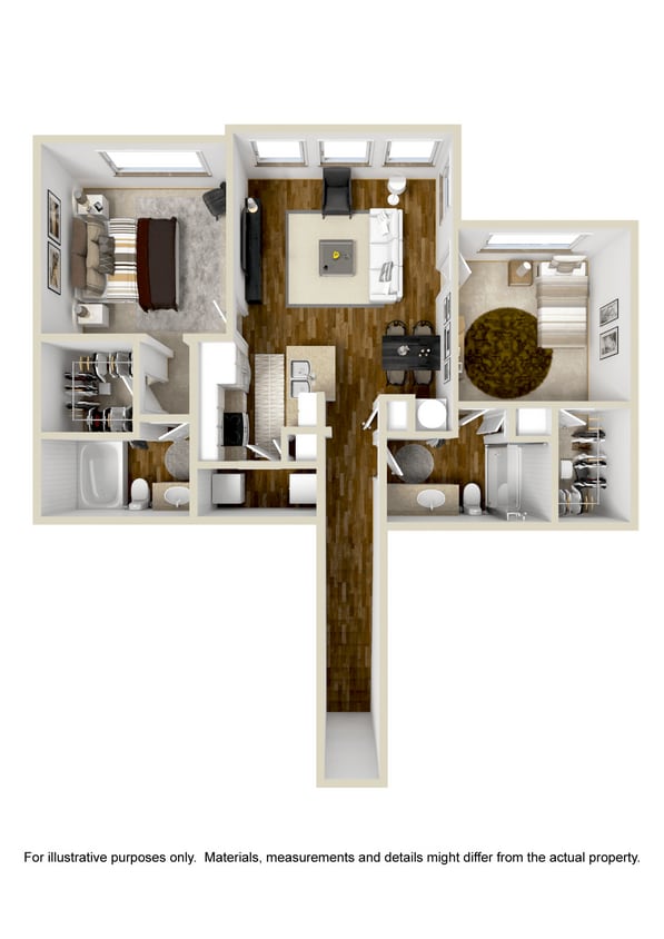 Floor Plan - Two Bedroom B