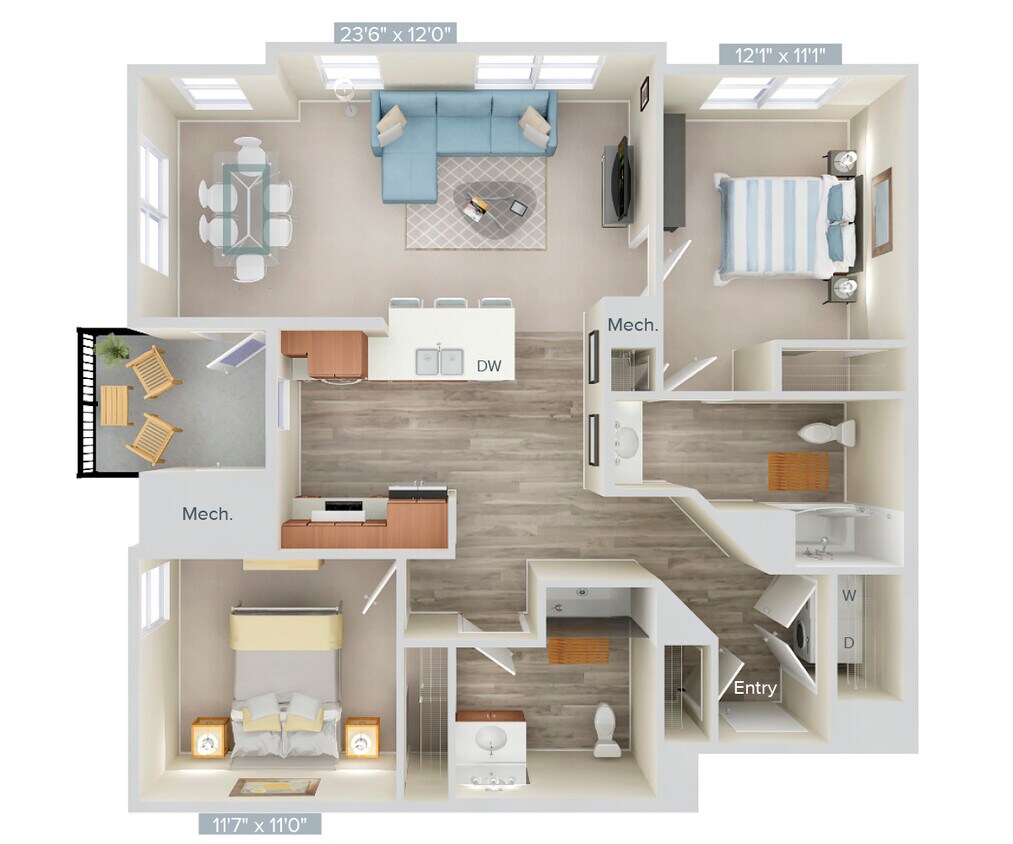 Floor Plan - B2-1161-6217