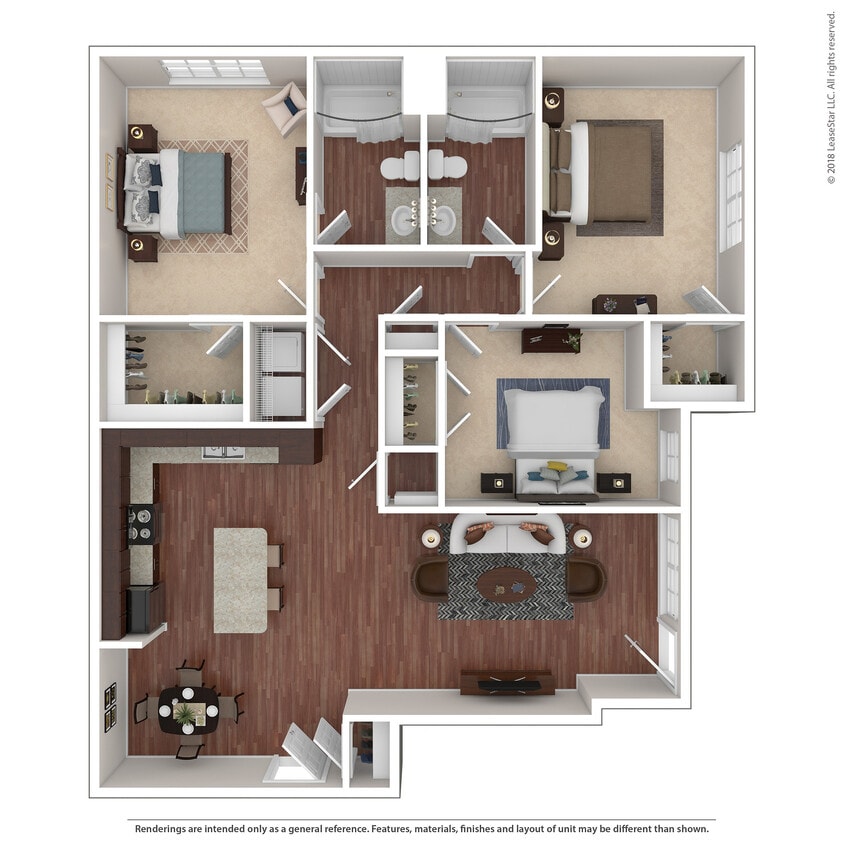 C1 3D Floor plan - C1