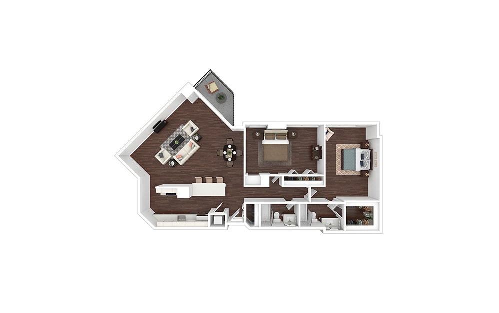 Floor Plan - B20 - Renovated