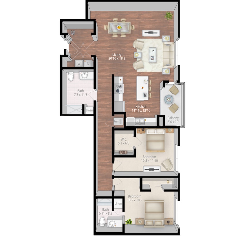 Floor Plan - Boom Island