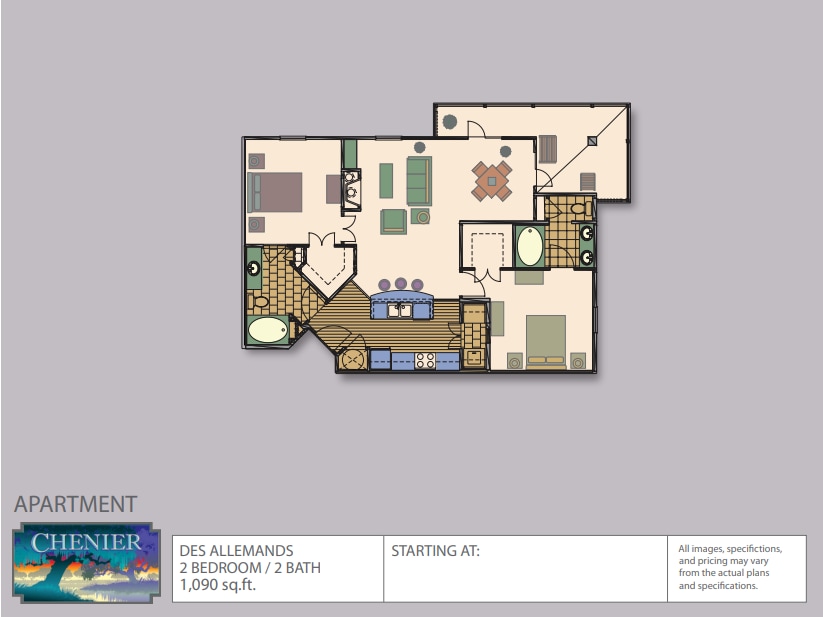 Floor Plan - Des Allemands