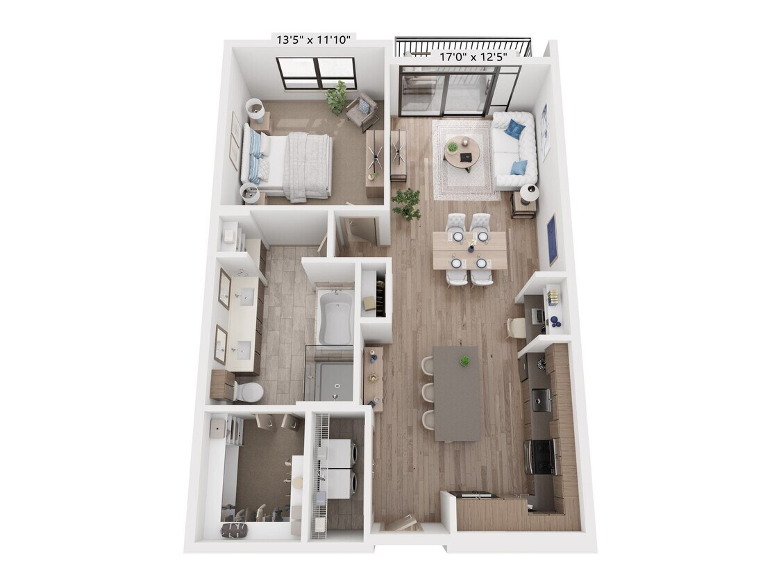 Floor Plan - 1x1 a10.r