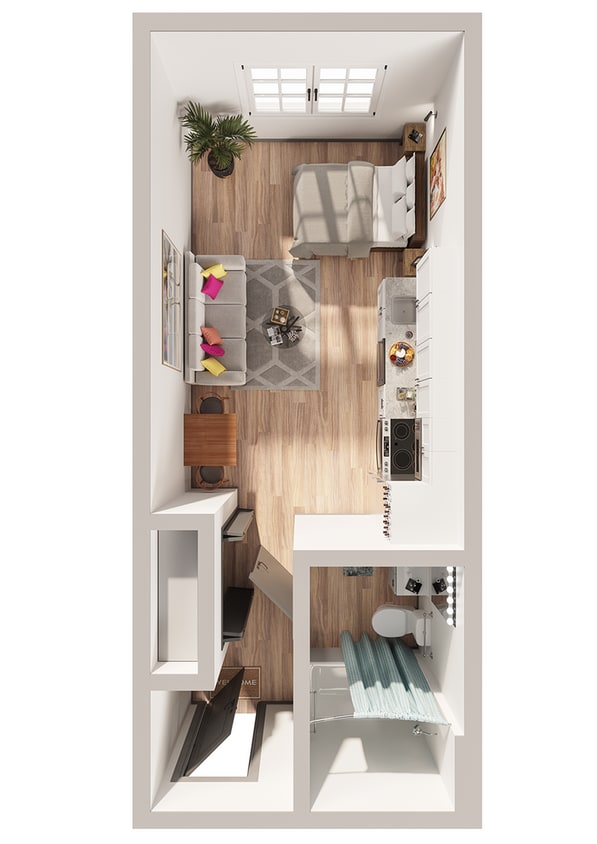Legacy North- S1AU1 Floorplan - S1A