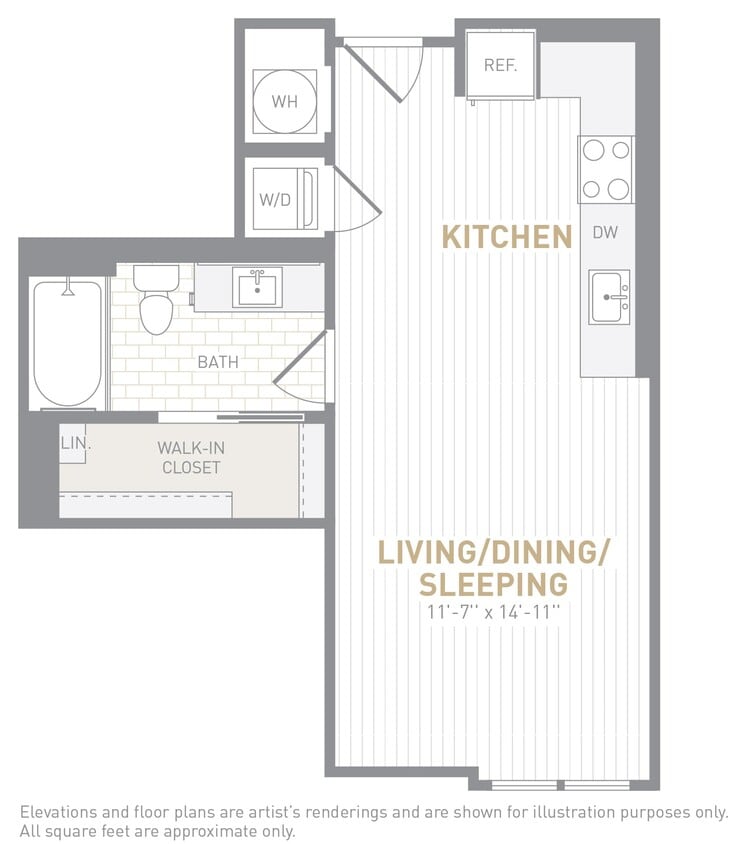 Floor Plan - Studio-S01a