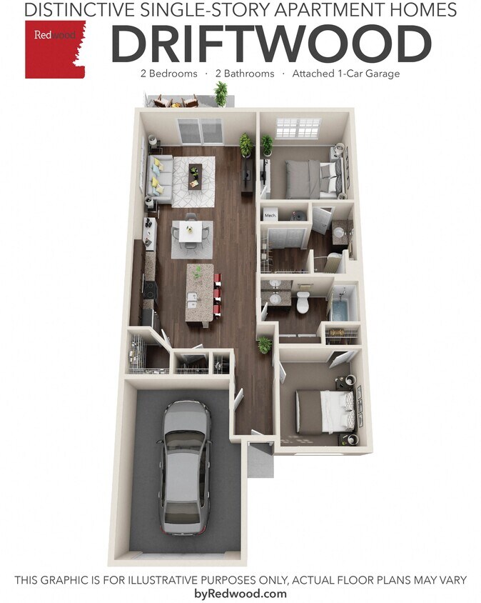 Floor Plan - Driftwood