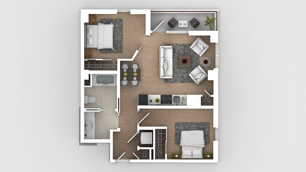 Floor Plan - Urban 2x1