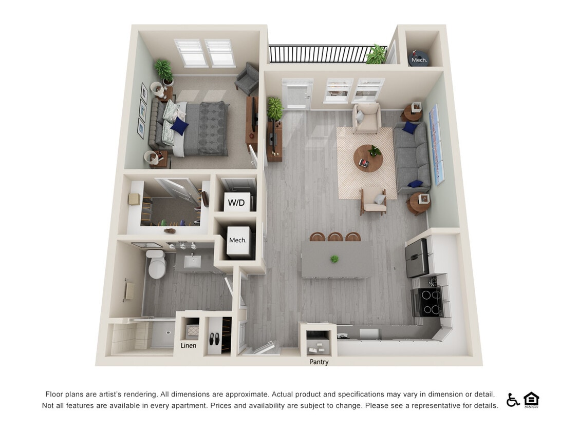 1A Floorplan - 1X1-789