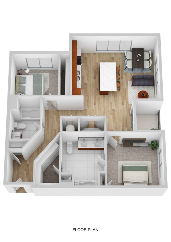 2 Bedroom | 2 Bath | 1216 SF - Marc