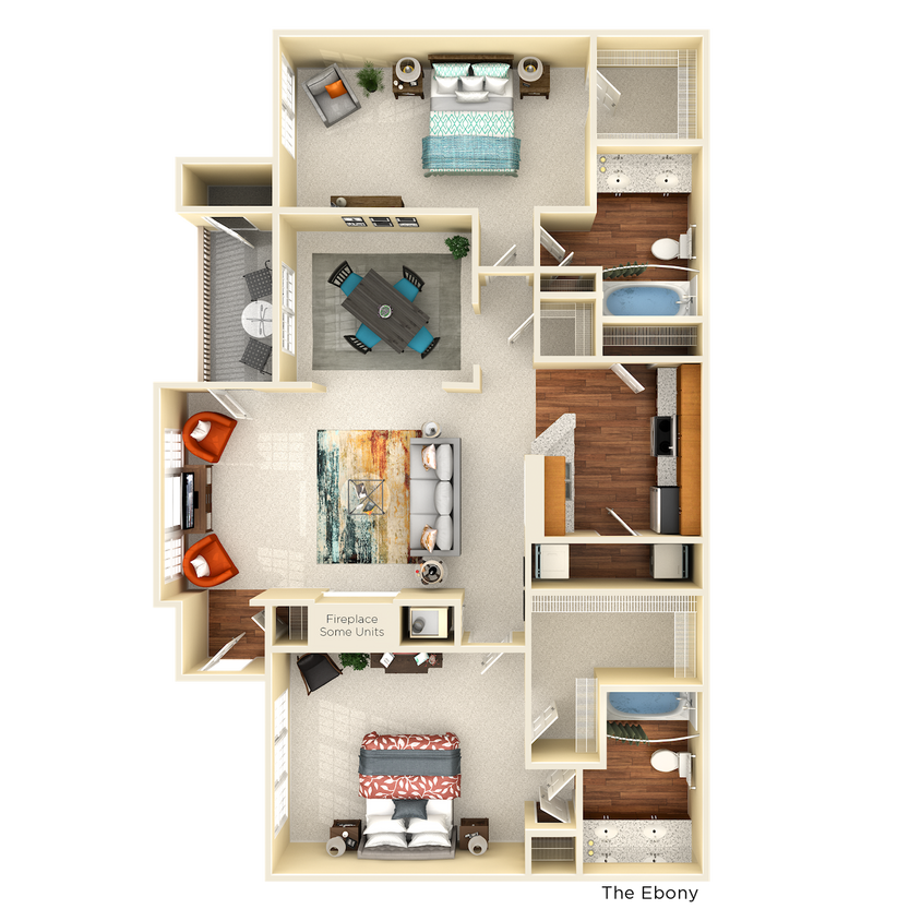 Floor Plan - B2 Ebony
