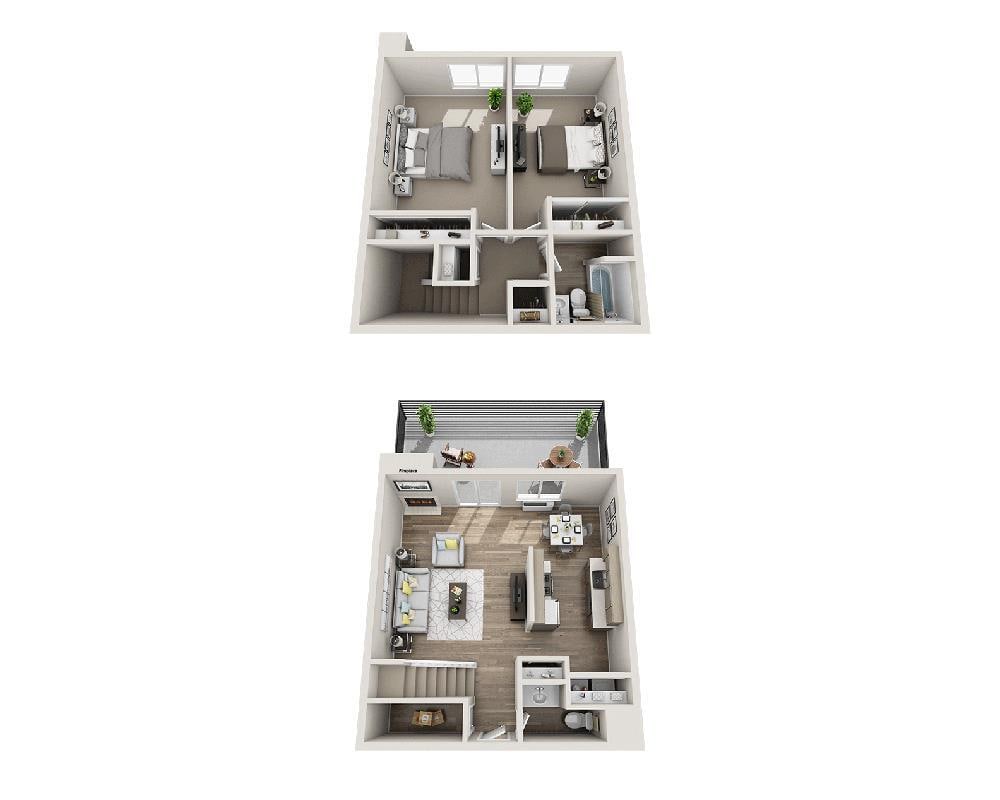 Floor Plan - Plan B1.5T