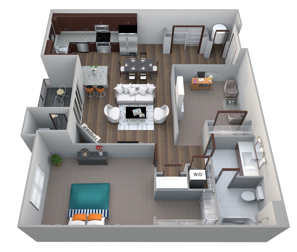 Floor Plan - Knolls II with Den