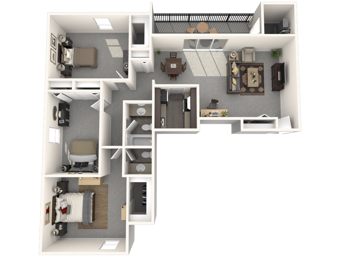 Floor Plan - 3 Bedroom