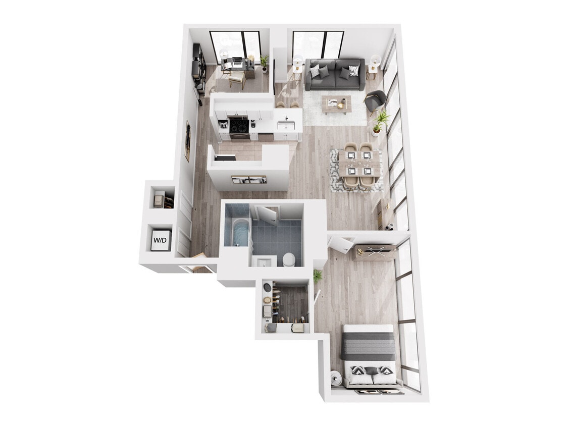 A8 - 1101 floor plan Lake and Wells - A8 - 1101