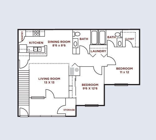 Floor Plan - The Manor