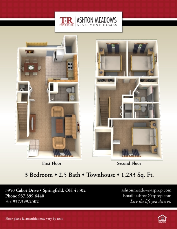 3BR/2.5BA - The Onyx