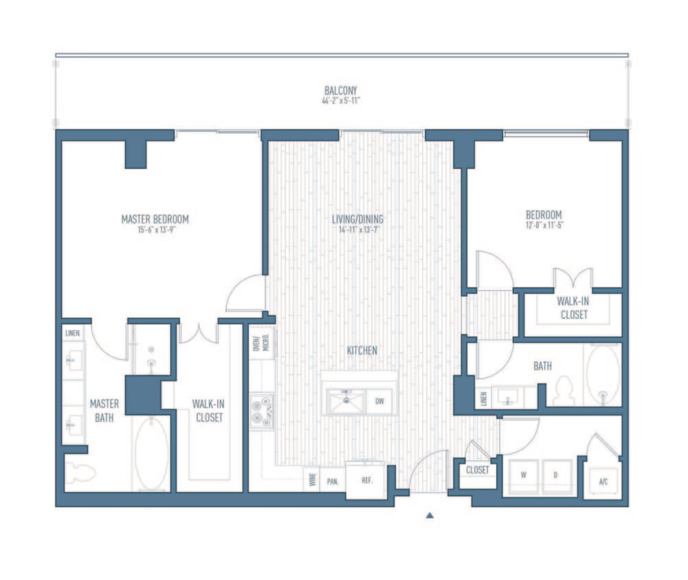 B4 floor plan One Hermann Place - B4