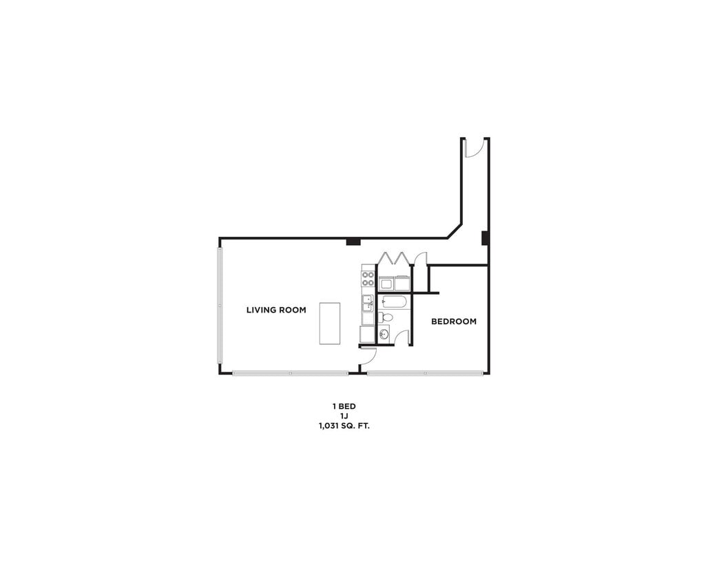 Floor Plan - 1J