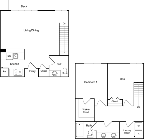 Floor Plan - 2 Bed 229 SE