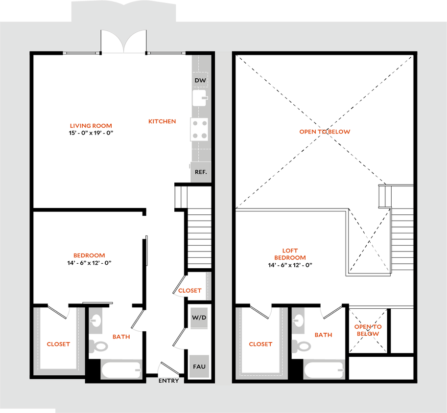 Floor Plan - Loft 2A