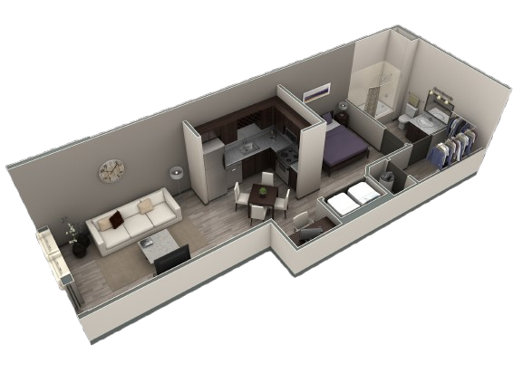 Floor Plan - Studio Grand Overlook