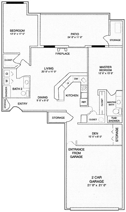 Floor Plan - North Side Lower Middle