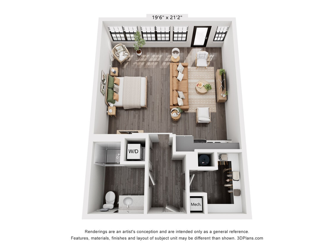 Studio S5 - 695sf - Studio | 695 sqft