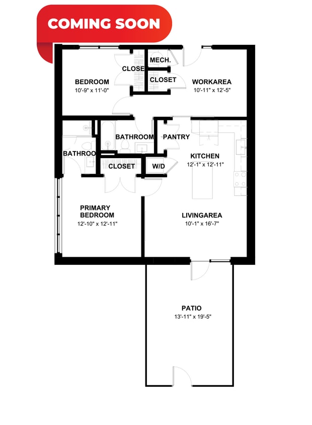 Floor Plan - Live-Work 1060