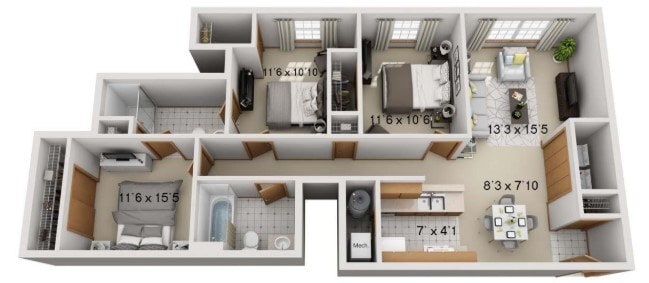 Floor Plan - B6 Classic