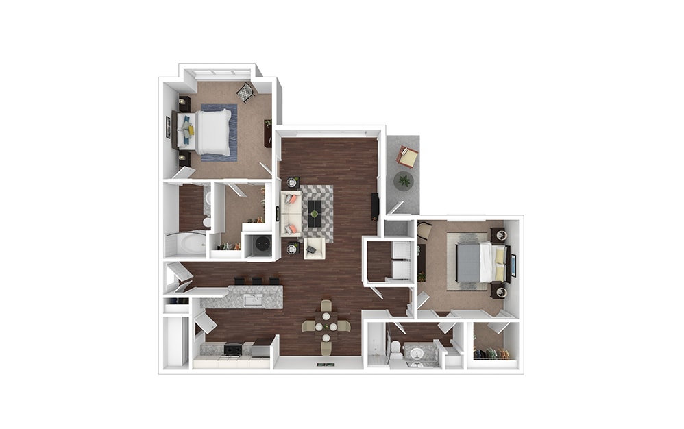 Floor Plan - Charleston - Renovated