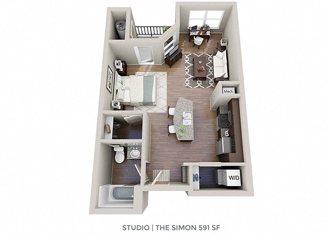 Floor Plan - The Simon