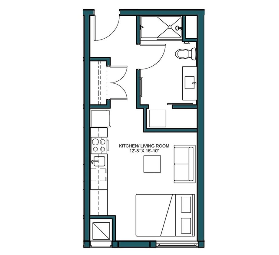 Floor Plan - Studio-A1