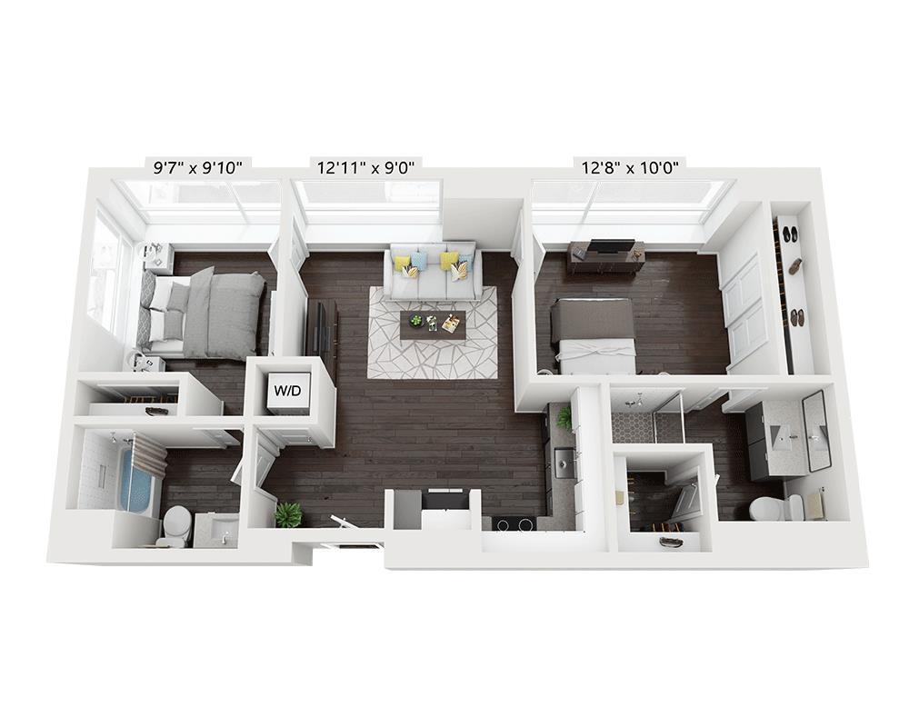 Floor Plan - Plan B2B22