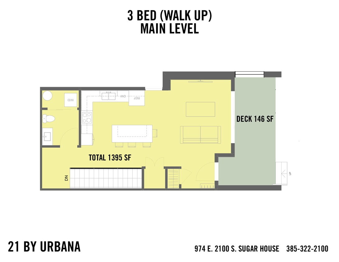 Floor Plan - 3 BED WU (3WU-B)