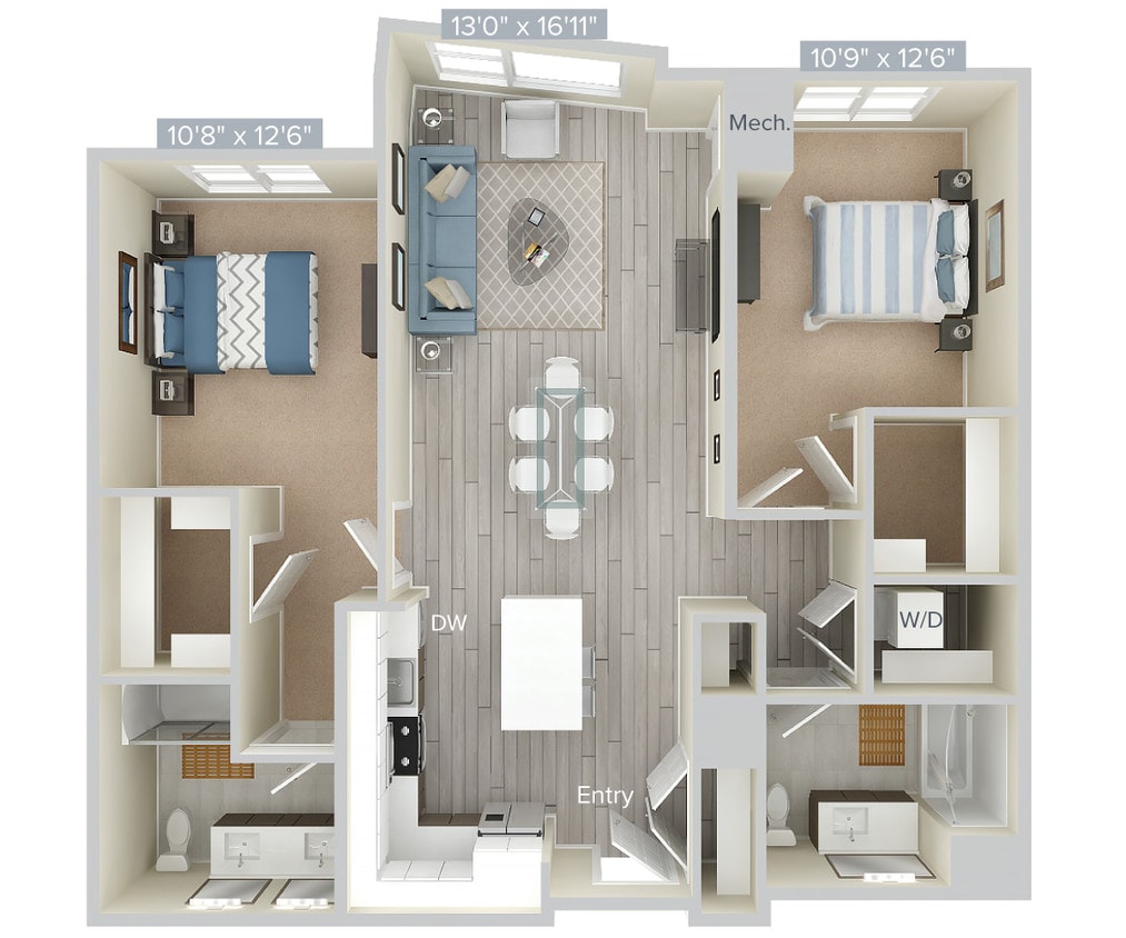 Floor Plan - B6-1175-1214