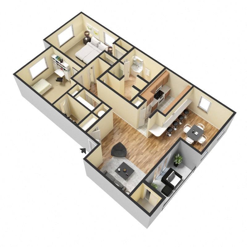 Floor Plan - B1 - Wimbledon
