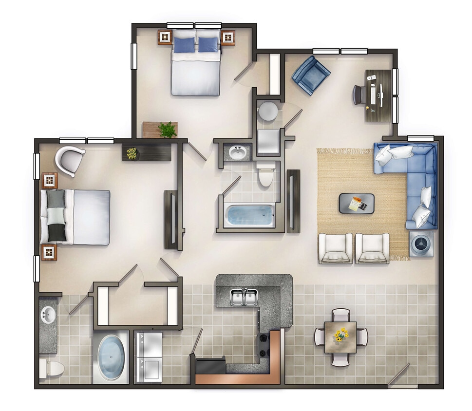Floor Plan - The Brant w/Sunroom