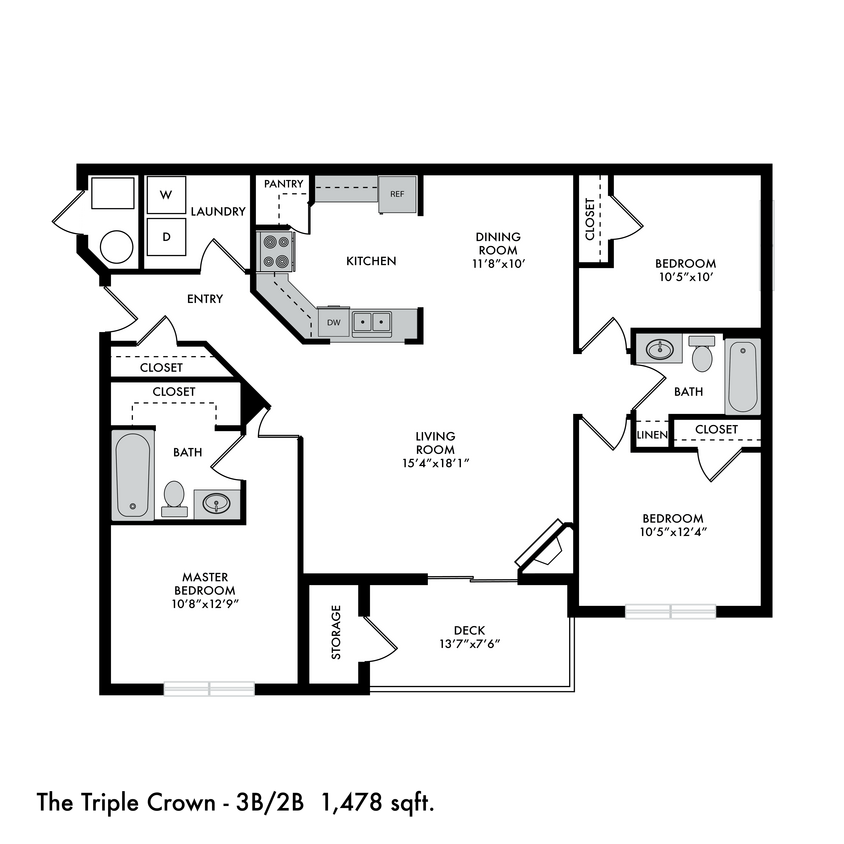 Floor Plan - The Triple Crown