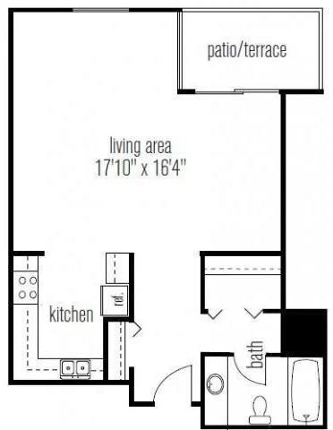 Floor Plan - Studio