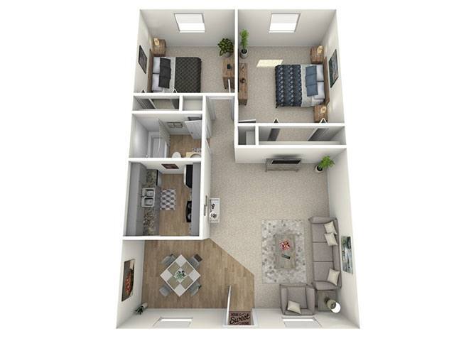 Floor Plan - Kiawah (80% Essential Living)