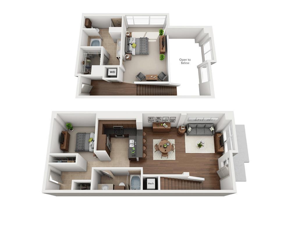 Floor Plan - Plan TH5 (B2DT)
