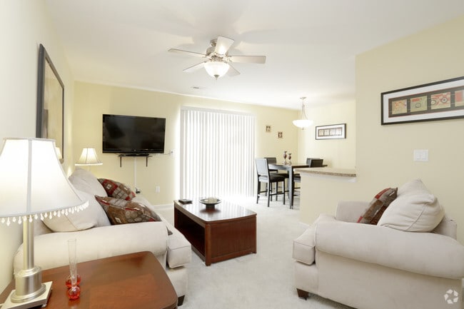 Hillside - Living Room - Woodcrest Apartment Homes