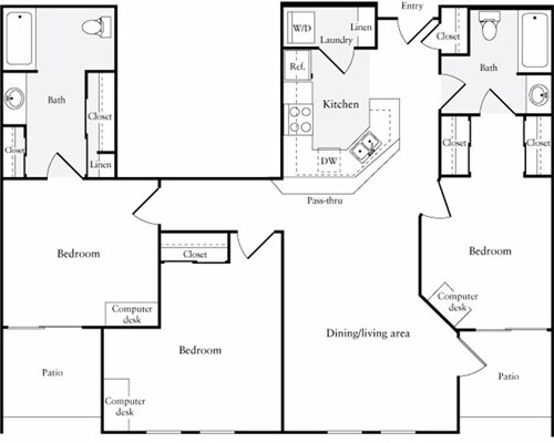 Floor Plan - 3+ Bedrooms A