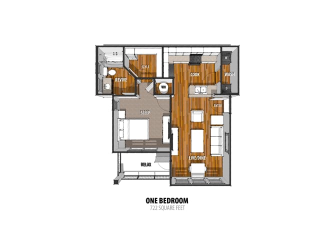 Floor Plan - 1B1B