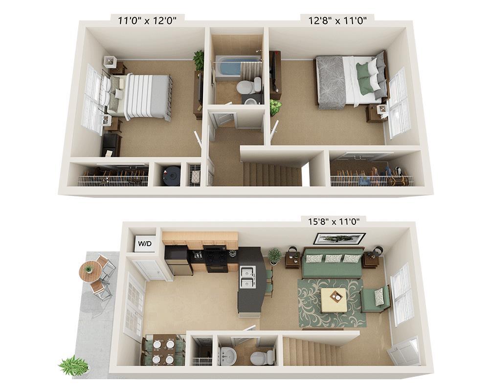 Floor Plan - Plan B1.5B