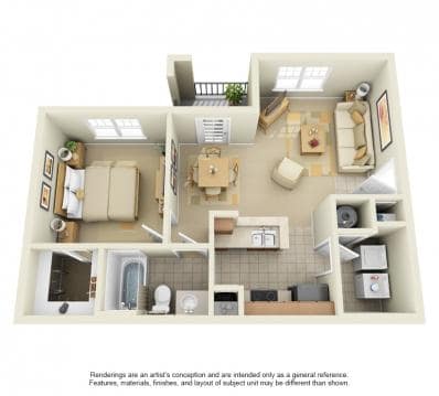 One Bedroom (A1) - A1A