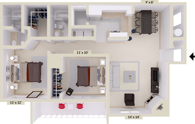 Floor Plan - Dogwood